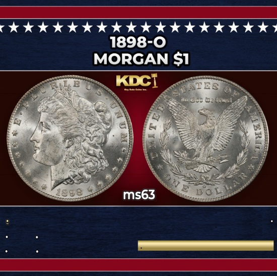 1898-o Morgan Dollar $1 Grades ms63