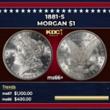 1881-s Morgan Dollar $1 ms66+ SEGS