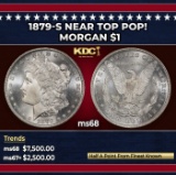1879-s Morgan Dollar Near Top Pop! $1 ms68 SEGS