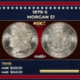 1879-s Morgan Dollar $1 Grades ms65+