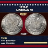 1921-d Morgan Dollar $1 ms66+ SEGS