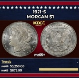 1921-s Morgan Dollar $1 ms65+ SEGS