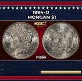 1884-o Morgan Dollar $1 Grades ms64