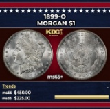 1899-o Morgan Dollar $1 Grades ms65+
