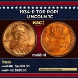 1934-p Lincoln Cent TOP POP! 1c ms68 rd SEGS