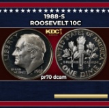 1988-s Proof Roosevelt Dime 10c pr70 dcam SEGS