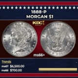 1888-p Morgan Dollar $1 ms66+ SEGS