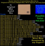 Sealed 2019 United States Mint Set in Original Government Shipped Box, Never Opened! 21 Coins Inside