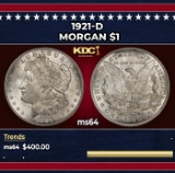 1921-d Morgan Dollar $1 Grades ms64