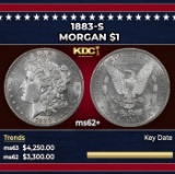 1883-s Morgan Dollar $1 ms62+ USCG