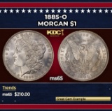1885-o Morgan Dollar $1 Grades ms65