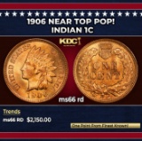 1906 Indian Cent Near Top Pop! 1c ms66 rd SEGS