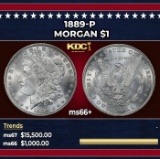 1889-p Morgan Dollar $1 ms66+ SEGS