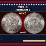1904-o Morgan Dollar $1 Grades ms62