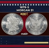 1879-s Morgan Dollar $1 Grades ms63+