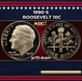 1990-s Proof Roosevelt Dime 10c pr70 dcam SEGS