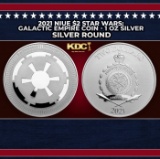 2021 Niue $2 Star Wars: Galactic Empire Coin - 1 oz Silver Round Round