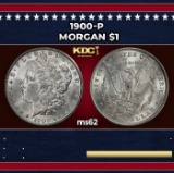 1900-p Morgan Dollar $1 Grades ms62