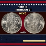 1883-o Morgan Dollar $1 Grades ms63+