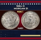 1884-o Morgan Dollar $1 Grades ms62+