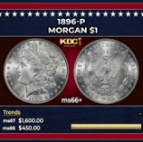 1896-p Morgan Dollar $1 ms66+ SEGS