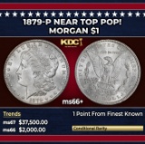 1879-p Morgan Dollar Near Top Pop! $1 ms66+ SEGS