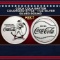 Coca Cola Batter Colorized Style - 1 oz Silver Round Round