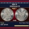 1891-p Morgan Dollar $1 Grades ms63