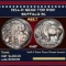 1934-p Buffalo Nickel Near Top Pop 5c ms67 SEGS