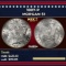 1887-p Morgan Dollar $1 Grades ms65+