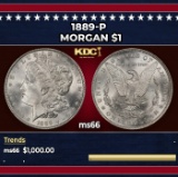 1889-p Morgan Dollar $1 ms66 SEGS