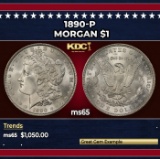 1890-p Morgan Dollar $1 ms65 SEGS