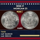 1898-p Morgan Dollar $1 ms66+ SEGS