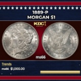 1889-p Morgan Dollar $1 ms66 SEGS