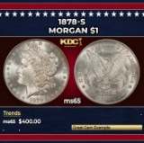 1878-s Morgan Dollar $1 Grades ms65