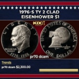 1976-s Ty 2 Clad Proof Eisenhower Dollar $1 pr70 dcam SEGS