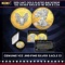 2019 24KT Gold Plated Backdrop 1oz Silver Eagle $1 w/ Box & COA Other Toy