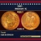 1901 Indian Cent . 1c Grades ms65 rd