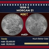 1898-s Morgan Dollar $1 ms63+ USCG