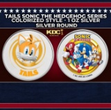 Tails Sonic The Hedgehog Series Colorized Style - 1 oz Silver Round Round