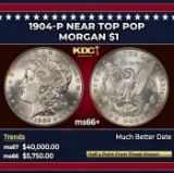 1904-p Morgan Dollar Near Top Pop $1 ms66+ SEGS