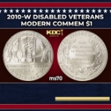2010-W Disabled Veterans Modern Commem Dollar $1 ms70 SEGS