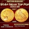 1914-p Gold Indian Half Eagle Near Top Pop! $5 ms65 USCG
