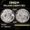 1942-p Walking Liberty Half Dollar 50c ms67 SEGS