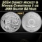 2024 Disney Mickey & Minnie Christmas 1 oz .999 Silver $2 Niue  Round