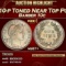 1910-p Barber Dime Toned Near Top Pop 10c ms67+ SEGS