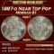 1887-o Morgan Dollar Near Top Pop $1 ms66+ SEGS
