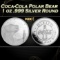 Coca-Cola Polar Bear 1 oz .999 Silver Round Round