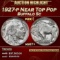 1927-p Buffalo Nickel Near Top Pop 5c ms67+ SEGS