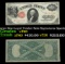 1917 $1 Large Size Legal Tender Note Grades vf++ Signatures Speelman/White